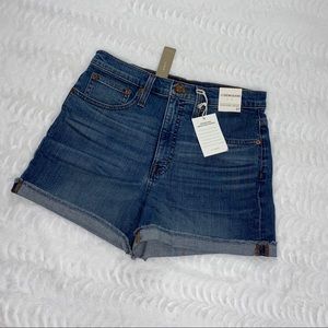 J. Crew High-Rise Denim Short Size 27 NWT